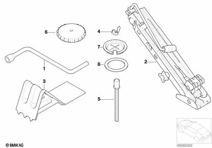 Mano per BMW 7 E65 Serie, E66 (OEM 71156756072). BMW originale