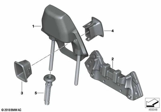 Einleger Lehne for BMW F40, F52, F44, F39, G29 (OEM 52107456455). Genuine BMW