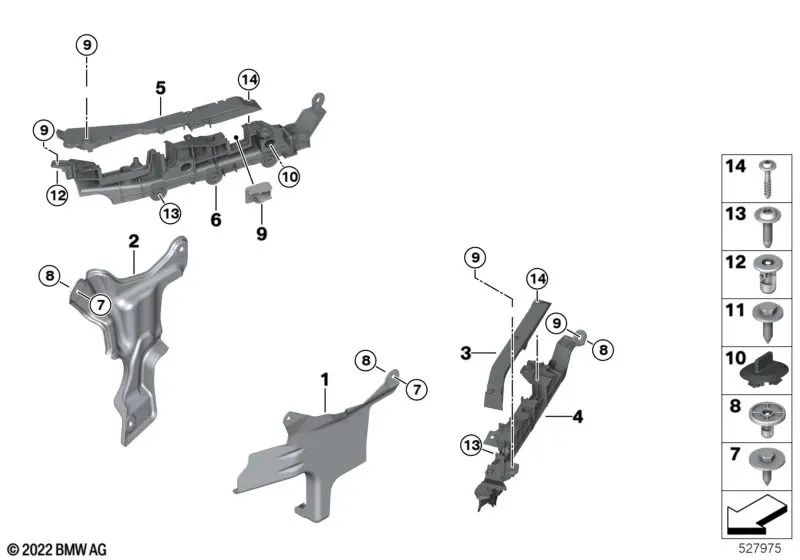 Ilhós de borracha para BMW G87, G80, G81, G82, G83, G11N, G12N, F91, F92, F93, G14, G15, G16 (OEM 34306883602). BMW original