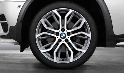 Desempenho e Speiche 375 Pneu de alumínio para BMW E70, F15, E71, F16 (OEM 36116796149). BMW original.