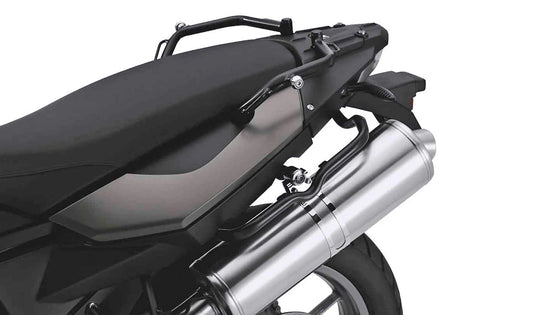 Juego de portamaletas laterales negro OEM 77428535862 para motos BMW F 650 GS, F 700 GS, F 800 GS... y más. Original BMW Motorrad