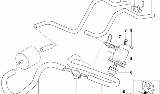 Muelle opresor OEM 13531341694 para motos BMW R1200GS, F800GS, K1200S... y más. Original BMW Motorrad.