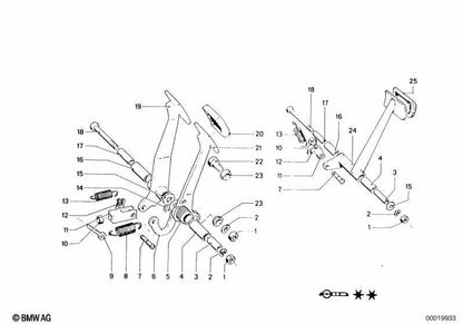 Silentblock OEM 35214640103 per BMW E31, E32, E34, E38. BMW originale.