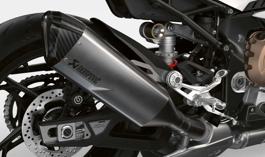 Silenciador esportivo OEM 77115A791B8 para motocicletas BMW S 1000 R (K63), S 1000 RR (K67). Originais BMW Motorrad.