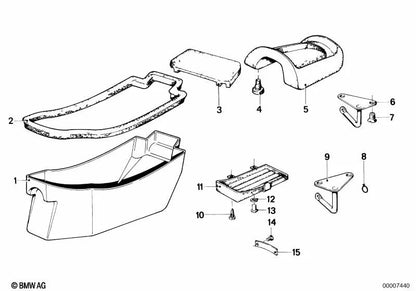 Junta de motor para BMW (OEM 52531230398). Original BMW.