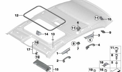 Tornillo de chapa OEM 07119905832 para BMW F20, F21, E90, E92, F12, F13. Original BMW
