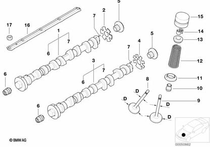 Hollow screw for BMW E46, E39, E85, E86, E52 (OEM 11311407013). Original BMW