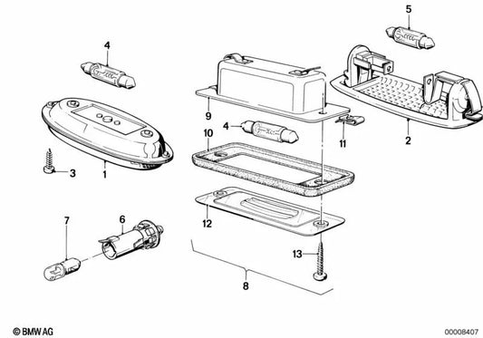 Folha de parafuso para BMW E21, E12, E23 (OEM 07119906744). BMW original.
