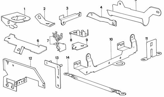 Prise en charge du connecteur diagnostique pour BMW E30, E28 (OEM 12521710575). BMW d'origine