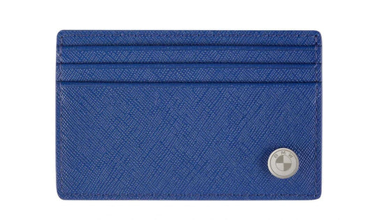 Blue Leder Carder OEM 80215B319B2 für BMW {alle Modelle}. Ideal zum Speichern von Karten. 6 Fächer, elegantes Design. Originaler BMW -Zubehör.