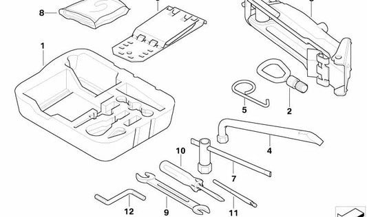 INSERTE TORX CLOSUER OEM 71102756866 FOR MINI R56, CLUBMAN R55, R55 LCI ... and more. Original Mini.