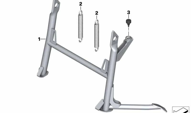 Muelle de tensión OEM 46528566954 para motos BMW F700GS, F800GS, F800GS Adventure... y más. Original BMW Motorrad.