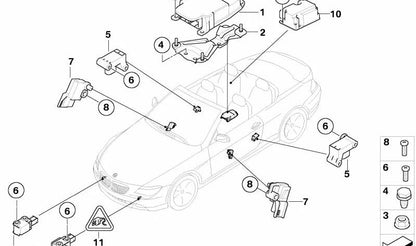 Airbag Control Unit for BMW 6 Series E64 (OEM 65779172020). Original BMW