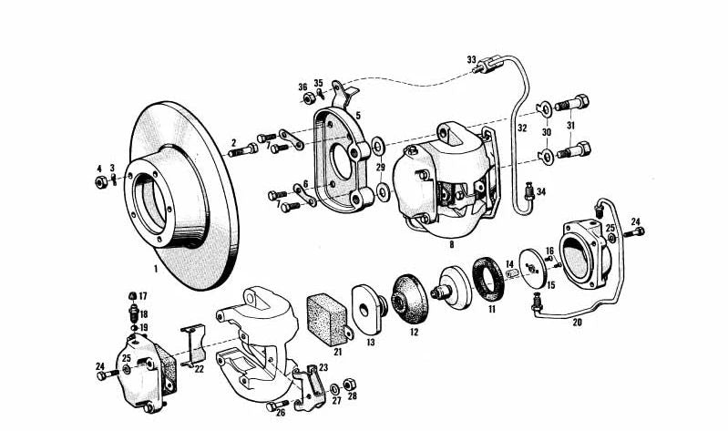Disco de freno delantero OEM 34110004531 para BMW E30, Z1 (E30). Compatible con modelos con medidas 272x15 mm. Pieza original BMW.