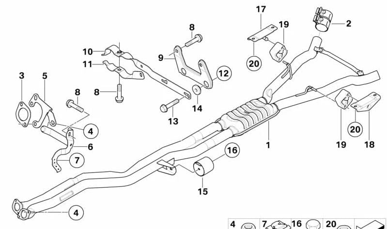 Tenditore di vibrazione OEM 18107546970 per BMW E63 ed E64 630i con motore N52. Compatibile con versioni manuali e automatiche. BMW originale.