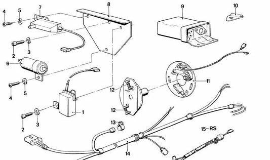 Muelle de arrastre OEM 12111356546 para BMW R50, R60, R75/5, R75/6, R90/6, R90S, R100/7 y otros modelos clásicos. Original BMW.
