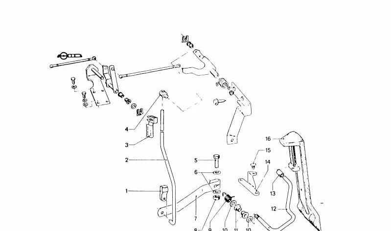 OEM 35414440121 Handbrake Lever for BMW (Compatible Models: E36, E46, E90, E91, E92, E93). Genuine BMW.