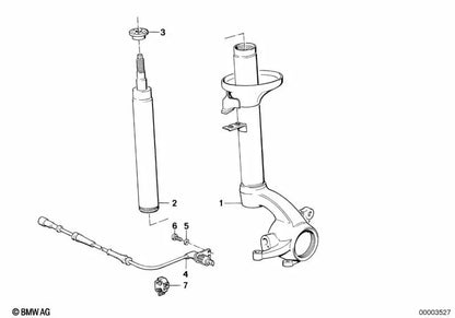 Sensor de impulso para BMW E30 (OEM 34521178788). Original BMW.