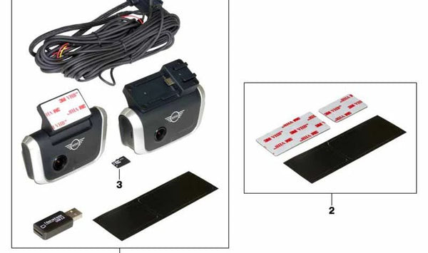 Juego de almohadillas adhesivas OEM 66212457796 para BMW E81, E82, E87, E88, F20, F21, F40, F22, F23, F44, F45, F46, F87, E90, E91, E92, E93, F30, F31, F34, F35, F80, G20, G21, G28, G80, F32, F33, F36, F82, F83, G22, G23, G26, G82, G83, F07, F10, F11