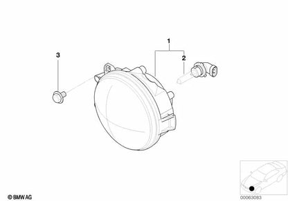 Lámpara para BMW E52 (OEM 63128384643). Original BMW