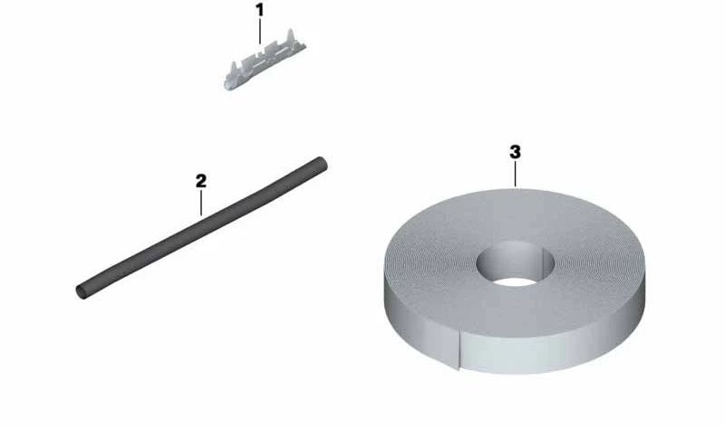 Adhesive tape for OEM cable mallets 83300402345 for bmw r1200gs motorcycles, R1250gs, F850gs, C400X, CE04, R Ninenet ... and more. Original BMW Motorrad.
