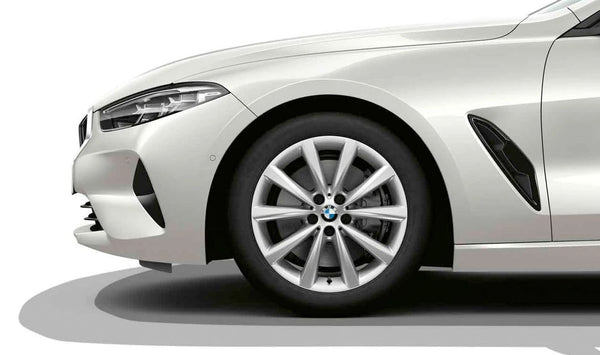 Juego de llantas y neumáticos de invierno V-Speiche 642 18" OEM 10026645B para BMW G32, G32N, G11, G11N, G12, G12N. Original BMW, incluye 4 ruedas completas con neumáticos MICHELIN Pilot Alpin PA4 Runflat.
