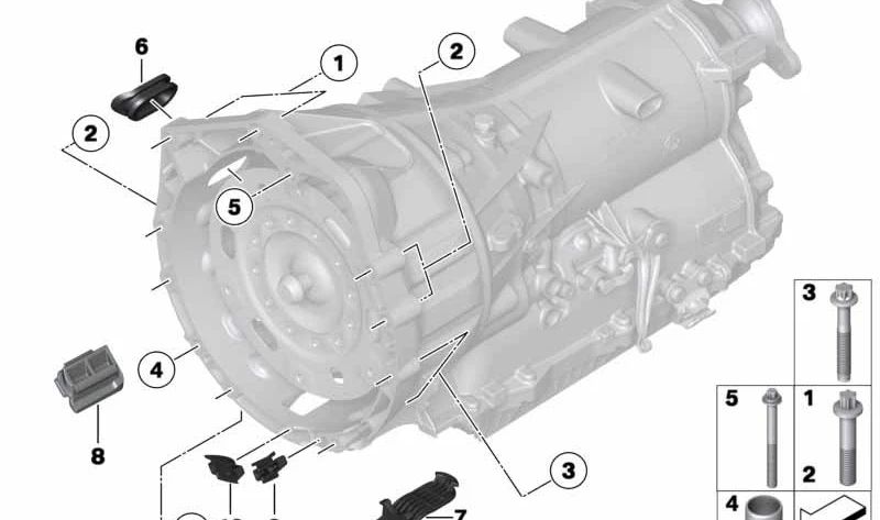 Tapa de cierre OEM 24147619174 para BMW F20, F21, F22, F23, F30, F31, F34, F35, F32, F33, F36, F07, F10, F11, F18, F06, F12, F13, F01, F02, E84, F25, F26, F15, F16, E89. Original BMW.