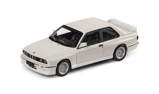 BMW M3 E30 1:64 collector miniature with rubber tires. Ideal for fans and collectors of BMW. Suitable for over 14 years. Original BMW.