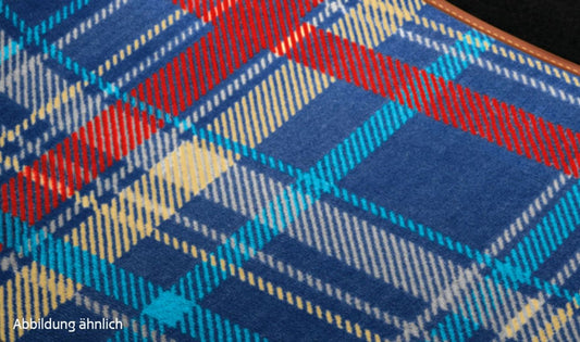 Juego de alfombrillas textiles traseras azul Speedwell OEM 51472358061 para MINI F55, F55 LCI, F65 volante a la izquierda. Original MINI.