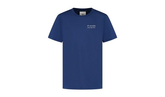 Camiseta infantil BMW Logo Reverse azul OEM 80145B5F565 para niños. Disponible en tallas 104-164. Original BMW.