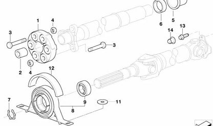 Arandela de ajuste 2mm OEM 26121229539 para BMW E46. Original BMW.