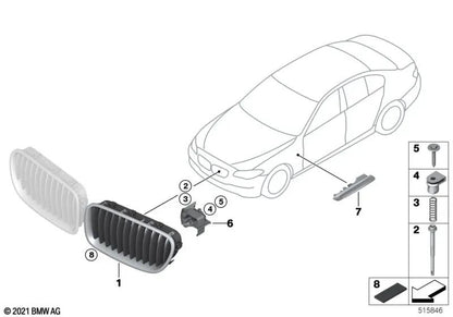 Tornillo hexagonal con arandela TS5x35 D=18 para BMW F07, F10, F11, F18, F06, F12, F13, F01N, F02N, F04, F15, F85, F16, F86 (OEM 07147055085). Original BMW.