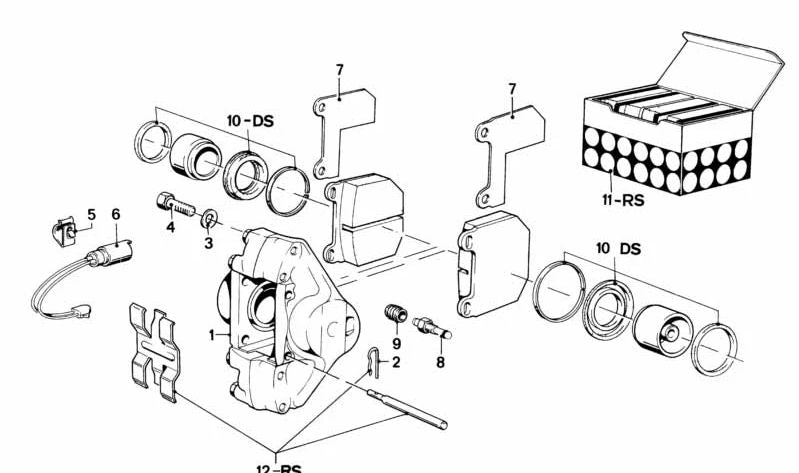 OEM brake fixing plate 3411112281 for BMW E21 {All versions: 315, 318, 320, 323i}. Original BMW.