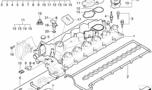 BMW E46, E60, E65, E83, E53 (OEM 11127799221). Original BMW