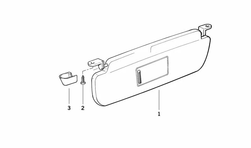 Tapa plástica derecha OEM 51168176494 para BMW E36 {318i, 320i} con motor M43 y M50. Compatible con cambio manual y automático. Original BMW.