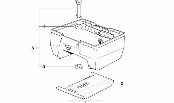 Placa de fijación OEM 46542300449 para BMW Motorrad K75, K100, K75 RT, K75 S, K100 LT, K100 RS. Compatible con modelos entre 1983 y 1996. Pieza original BMW Motorrad.