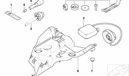 Módulo balastro xenón OEM 63128386960 para BMW E38, E52. Original BMW.