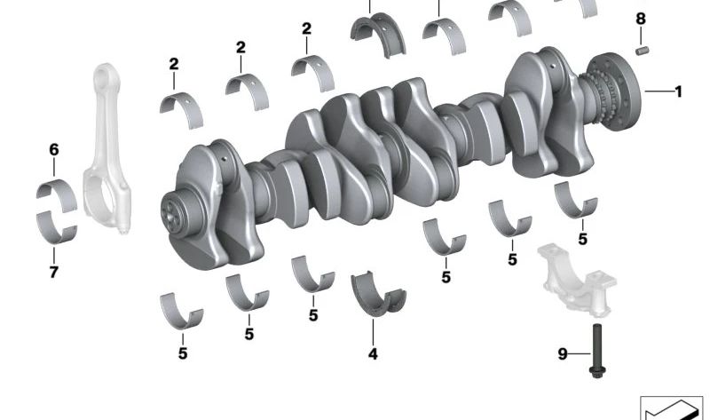 Guide 3 (marron) Treding appelant pour BMW 1 F40, F70, série 2 F44, G42, 3 G20N Series, G21N, 4 G22N Series, G23N, G26N, série 5 G60, série 7 G70, X1 U11, U12, x2 F39, U10, x3 G01, G45, X4 G02, X5 G05, G18, X6 G06N, X7 G07N, XM G09, Mini F54N, F60
