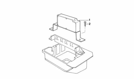 Módulo de control válvula de admisión OEM 13621316687 para BMW E34. Original BMW.