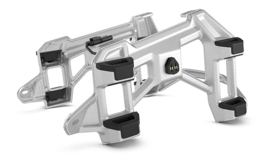 Soporte para maleta lateral derecha plata/negro OEM 46547105818 para motos BMW R 1300 GS Adventure (KA2) Original BMW Motorrad
