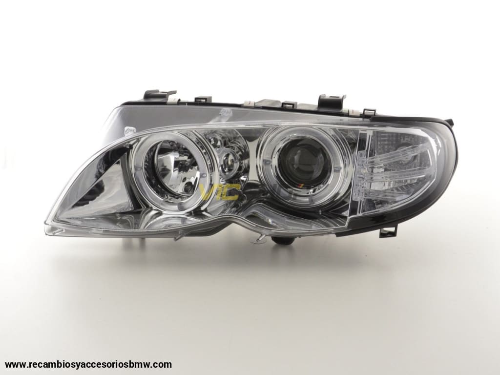 Juego De Faros Delanteros Bmw 3-Series E46 Limo / Touring 02-05 Cromado Lights > Headlights