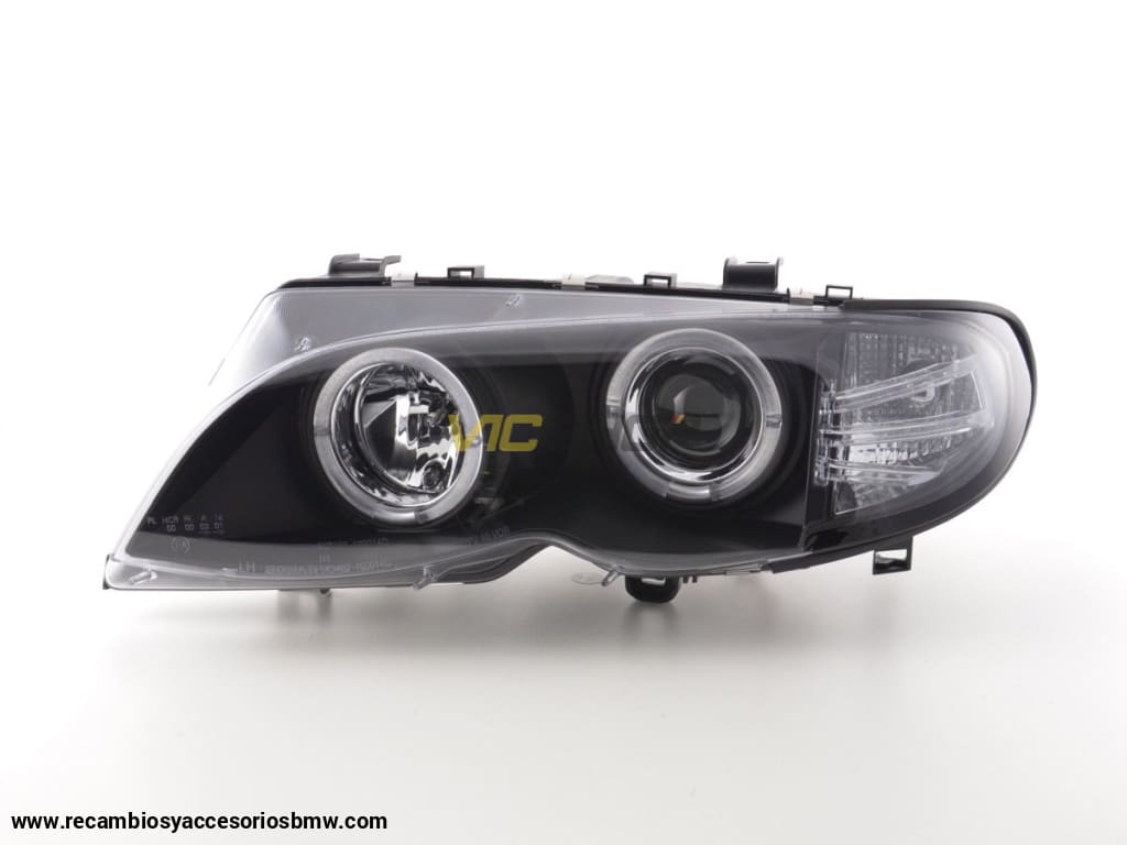 Juego De Faros Delanteros Bmw 3-Series E46 Limo / Touring 02-05 Negro Lights > Headlights