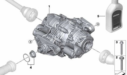 Óleo diferencial traseiro do OEM 83120445832 para BMW (Modelos Compatíveis: F06, E70, F15, F85, E71, F16, F86). BMW original.