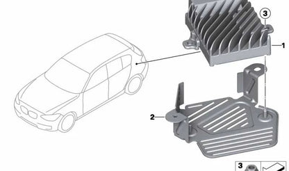 Soporte Controlador Active Sound Design para BMW F20, F21, F22, F23, F87, F30, F31, F34, F80, F32, F33, F36, F82, F83 (OEM 65159286253). Original BMW