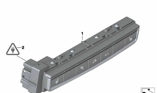 Módulo de control central (consola) OEM 61319227822 para BMW E89 (Z4). Original BMW.