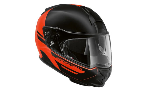 Casco System 7 Carbon Evo talla 64/65 3XL naranja OEM 76315A807E9 para motos BMW. Original BMW Motorrad.