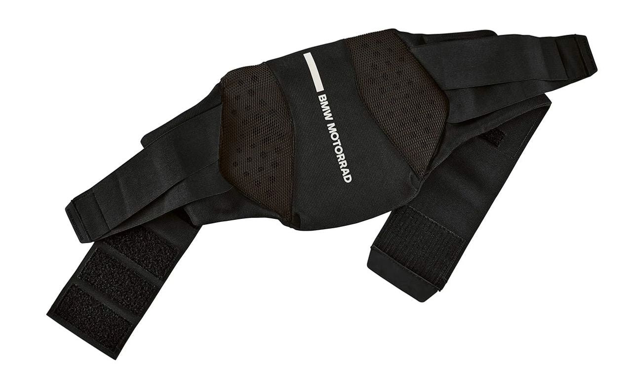 Ceinture lombaire noire Pro OEM 76267109677 taille S-XXL pour toutes les motos BMW. BMW Motorrad d'origine.