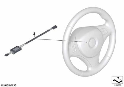 Steering wheel heating electronics for BMW 1 Series E81, E82, E87N, E88 3 Series E90N, E91N, E92, E92N, E93, E93N X1 E84 (OEM 61319217865). Original BMW