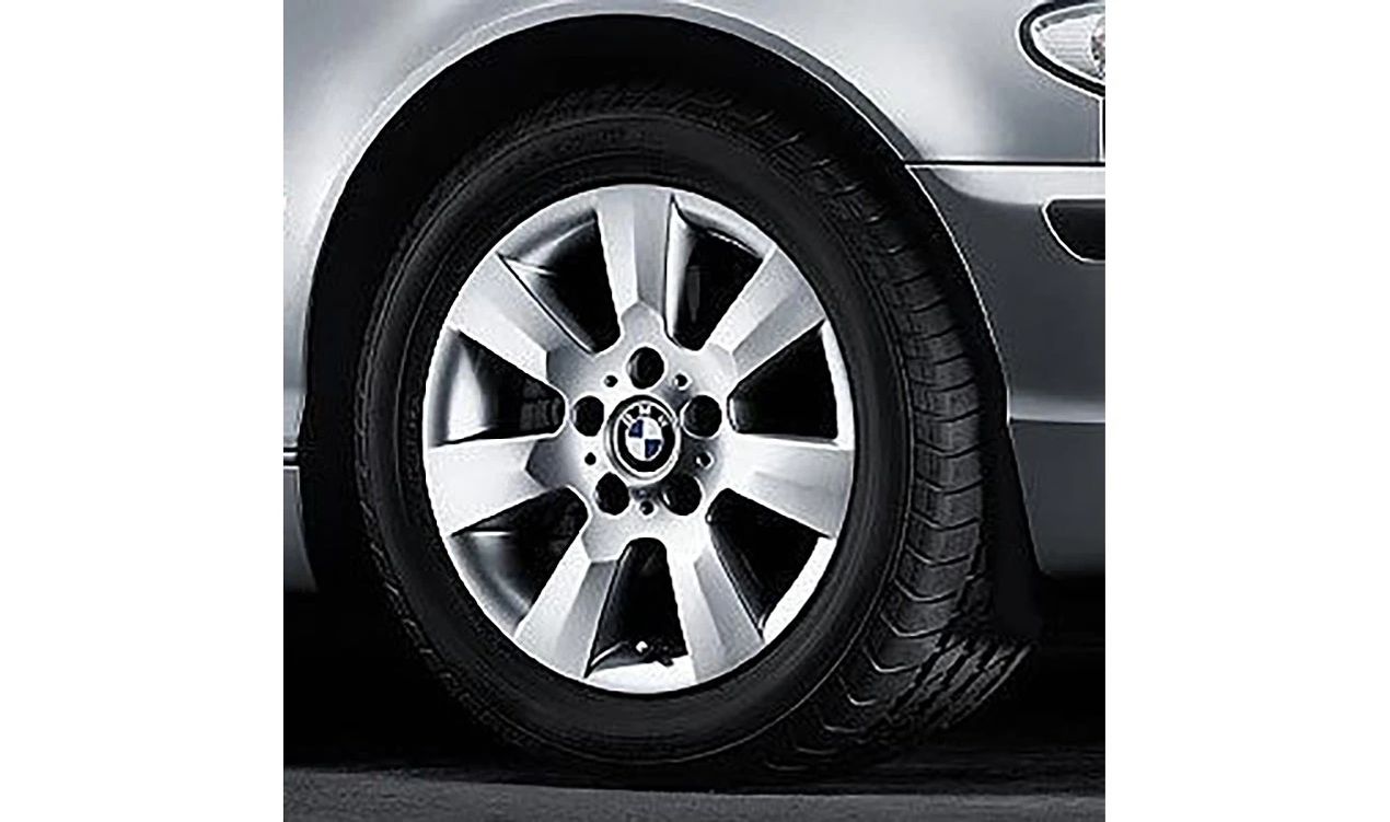 169 OEM style alloy tire 36116766734 for BMW E46. Original BMW.