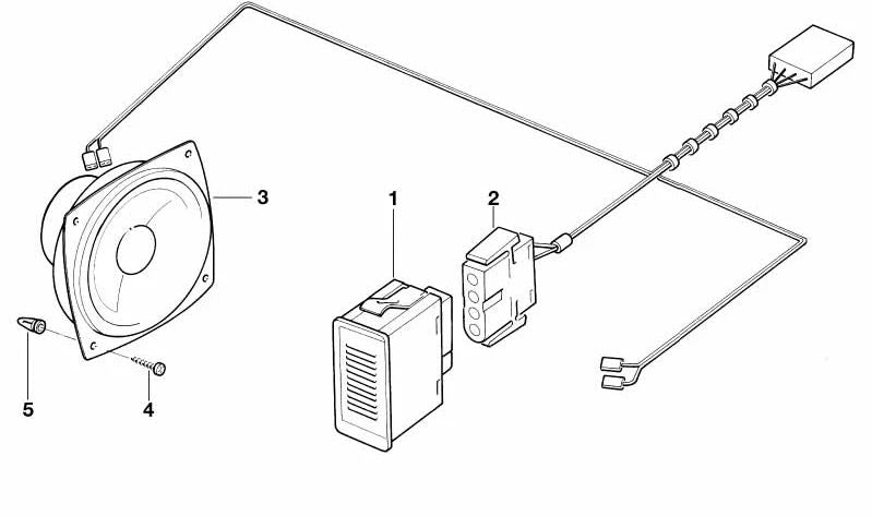 Altavoz derecho OEM 65138354276 para BMW E31. Compatible con sistemas estéreo, HiFi y manos libres. Repuesto original BMW.